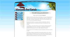Desktop Screenshot of manzanillorentals.net