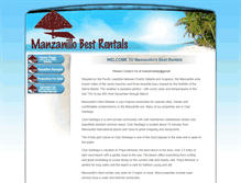 Tablet Screenshot of manzanillorentals.net